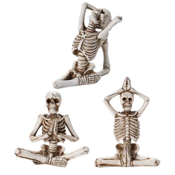 Yoga Skeletons Ornaments Décor