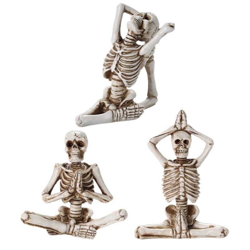 Yoga Skeletons Ornaments Décor