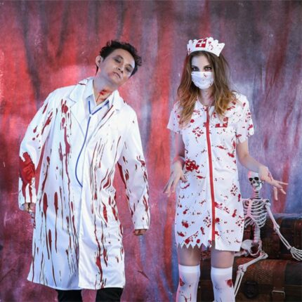 Bloody Nurse Doctor Costume