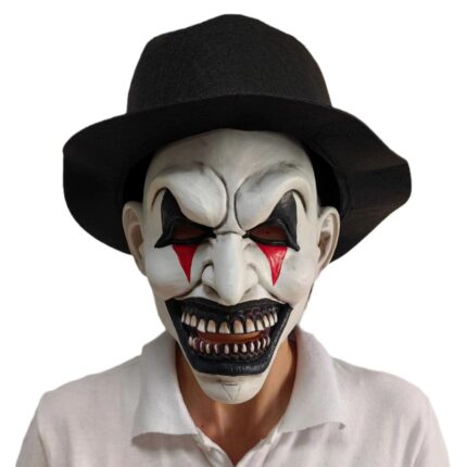 Clown Mask with Hat Headpiece