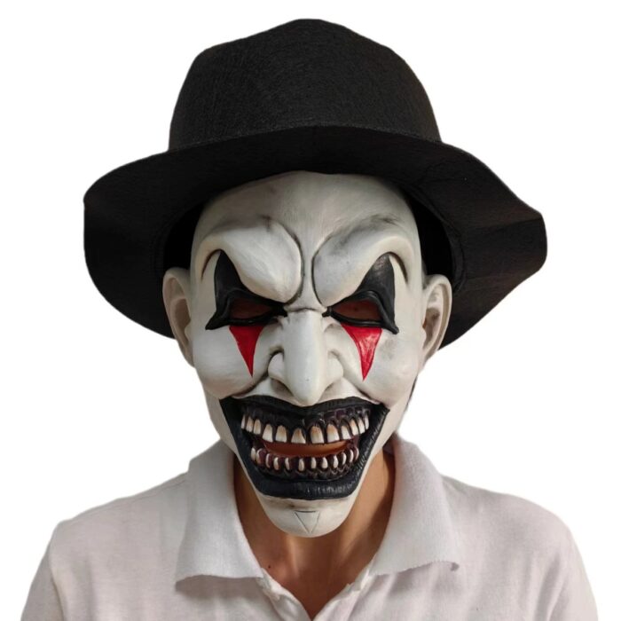 Clown Mask with Hat Headpiece