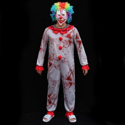 Halloween Clown Costume Suit