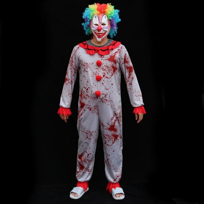 Halloween Clown Costume Suit