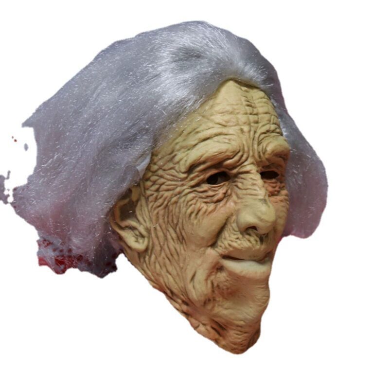 Old Man Head Mask Cosplay Prop