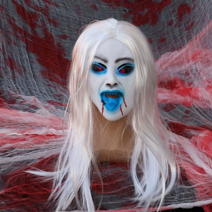 White Haired Ghost Headgear Props