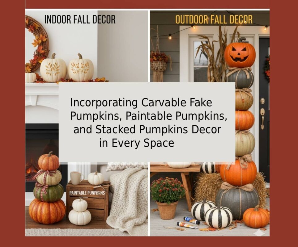 Carvable Fake Pumpkins