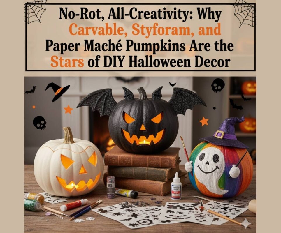 Mache Pumpkins