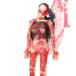 Bloody Fake Female Corpse Prop