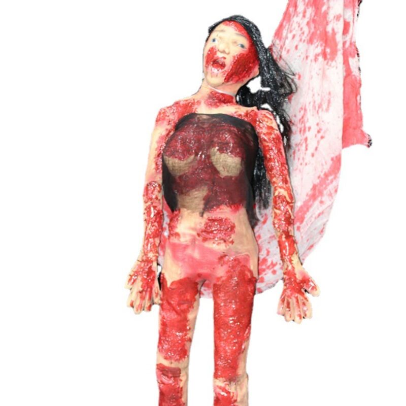Bloody Fake Female Corpse Prop