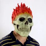 Flame Skull Mask for Halloween