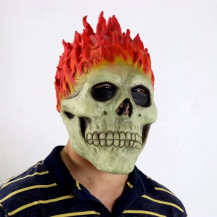 Flame Skull Mask for Halloween