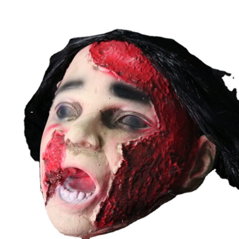 Halloween Horror Bloody Girl Head