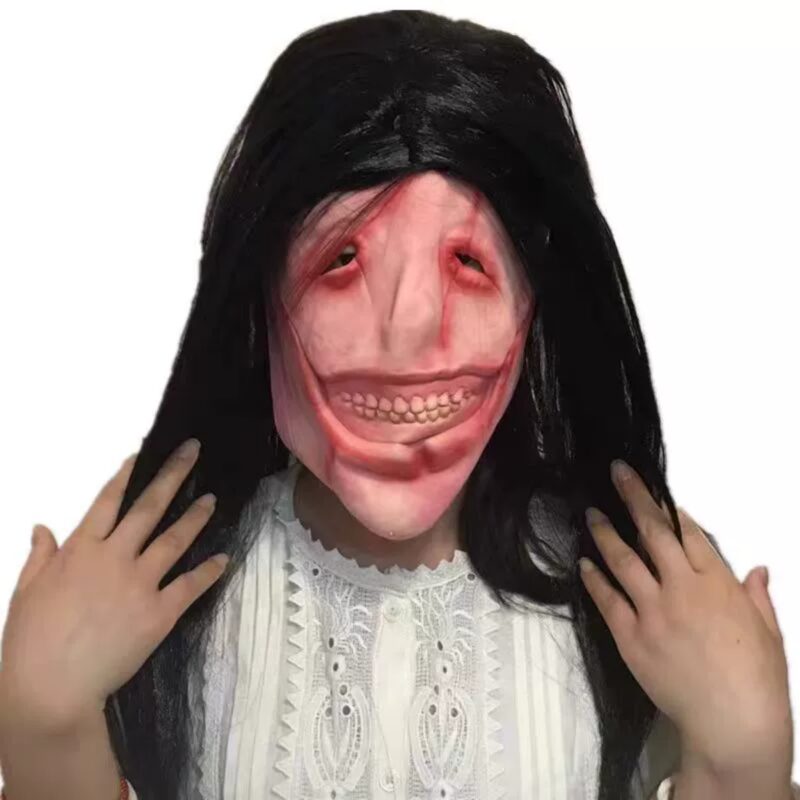 Latest Horror Long Hair Devil Mask