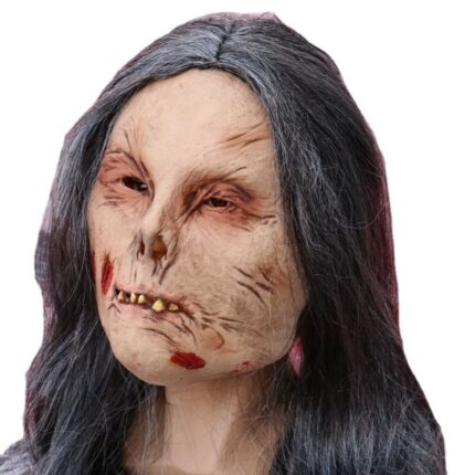 Horror Old Lady Mask for Cosplay