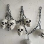Scary Skull Head String Pendant