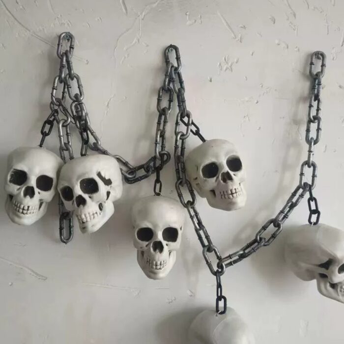 Scary Skull Head String Pendant