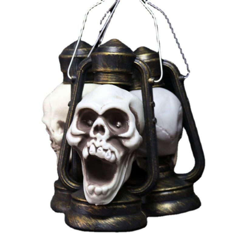 Haunted Houses Skulls Lanterns