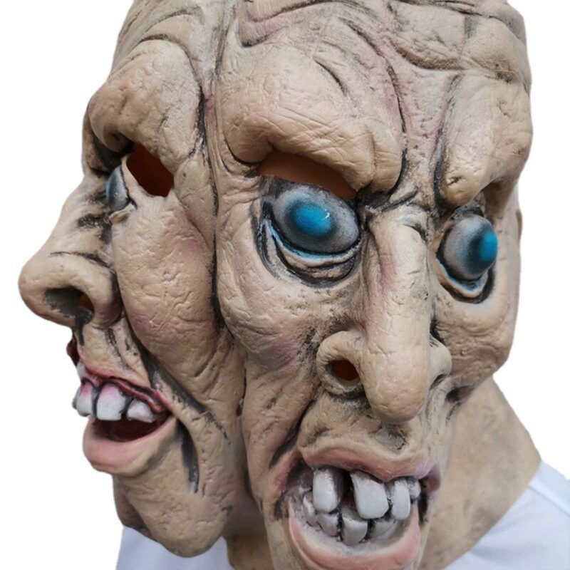 Two Headed Zombie Mask Cosplay