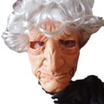 White Haired Old Lady Headgear
