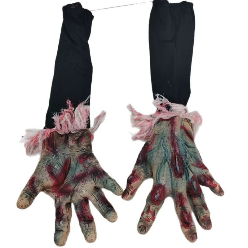 Zombie Foot Covers Devil Gloves